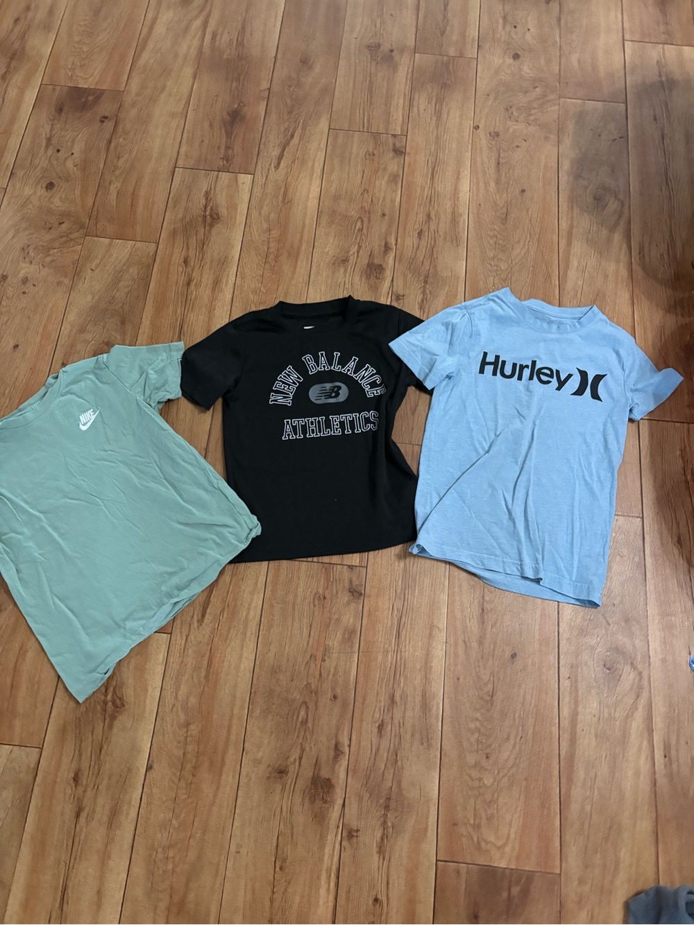 Hurley Light Blue Logo Tee with Short Sleeves
